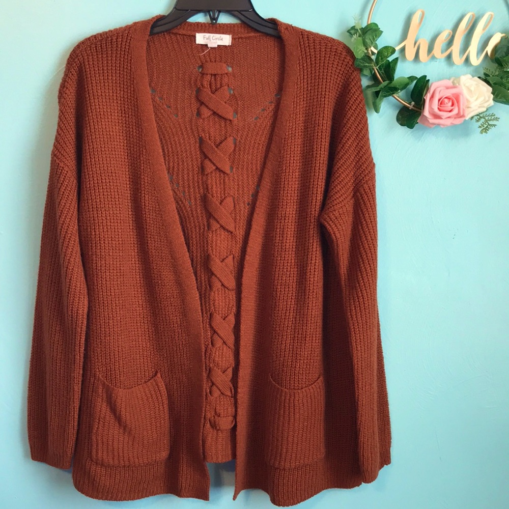 Full Circle Trends XL Open Cardigan sweater